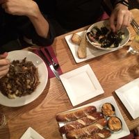 appetizers, including the soft pretzel with spicy vegan sauce at Rooster Fish Brewing Pub in Watkins Glen