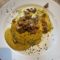 Curry rice burger  at Alive in Barcelona