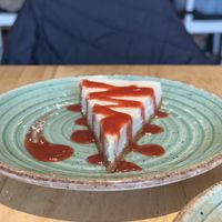 Lemon cheescake  at Alive in Barcelona