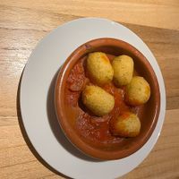 Mushroom croquettes at Alive in Barcelona