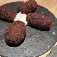 Mushroom croquettes at Alive in Barcelona