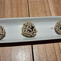 Chocolate and hazelnuts truffles at Alive in Barcelona