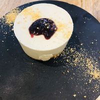 Matcha mousse at Alive in Barcelona