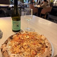 Mexican vegan pizza   at Malbo Caffe in Kosice