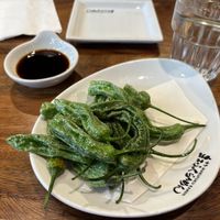 Shishito Peppers  at Hinodeya Ramen in San Francisco