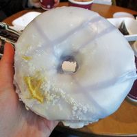 Lemon and lavender donut at Dough Society in East London