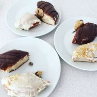 Peanut banana and cookie dough  at Dough Society in East London