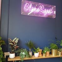 interior at the back at Dough Society in East London