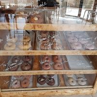 selection of donuts  at Dough Society in East London