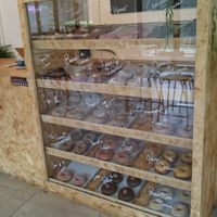Doughnut selection at Dough Society in East London