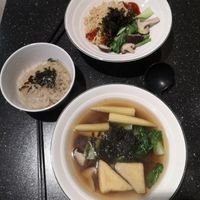 One dry and one soup for 195$ at Xiǎng Shū ZhíRén 饗蔬職人- VegesM - North District - Maybe closed in Taichung
