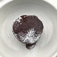 Vegan chocolate cake. at Lily's Pad Cafe in Leura