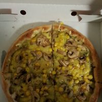 Vegan Garlic Mushroom with Sweetcorn at La Bella in Cleethorpes