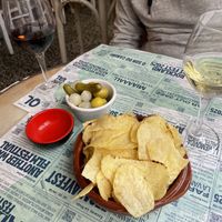 Included with drinks  at La Cabra en el Tejado in Madrid