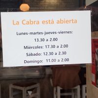  at La Cabra en el Tejado in Madrid