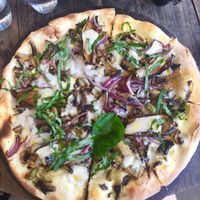 Pizza bianca  at La Baracca in Canggu