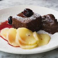 Brownie at The Herringbone in Edinburgh