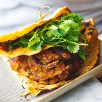 Chickpea burger at The Herringbone in Edinburgh