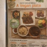 Vegan plate  at Grains in Nagoya