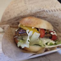 Burger at Grains in Nagoya