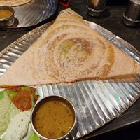 Onion masala dosa at Saravana Bhavan - Arya Bhaven in London