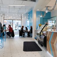 Dining area at The Sweet Praxis in Syracuse