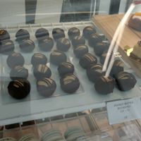Vegan buckeyes! They are to die for!  at The Sweet Praxis in Syracuse