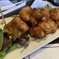 ShangHai Cauliflower Appetizer.  I would probably ask for extra sauce on the side next time, but it was really good   at Terry's Terrace in Harrison Charter Township