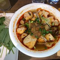 fresh herbs to add yourself  at Pho in Liverpool