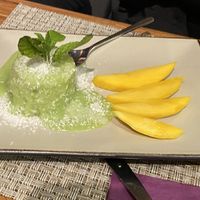Sweet rice with mango  #Veganuary at Nooba Restaurant in Laax