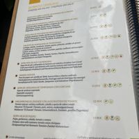 Menu  at El Duende del Fuego in La Palma