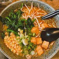 Vegan garlic miso  at Ohyama Ramen in Whistler