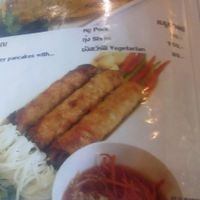 vegetarian clearly stated at Hanoi Kitchen in Bangkok