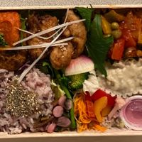 An excellent vegan bento  at Onwa in Nara
