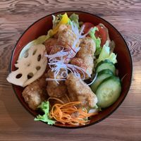 Karage bowl  at Onwa in Nara