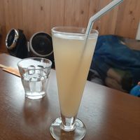 Homemade ginger ale, yummy at Onwa in Nara