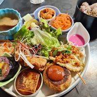 Veggie plate #Veganuary at Onwa in Nara