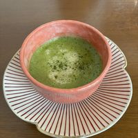 Matcha Latte (soy milk)  at Onwa in Nara