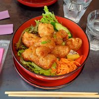 Vegan karaage at Onwa in Nara