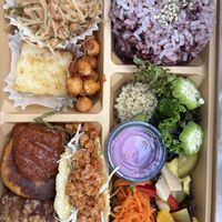 “Vegan delight” bento  at Onwa in Nara
