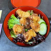 Karaage bowl at Onwa in Nara