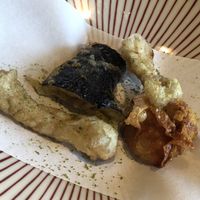 Fried tempura  at Onwa in Nara