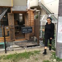 Very narrow entrance  at Onwa in Nara