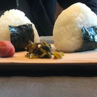 Rice balls at Onwa in Nara