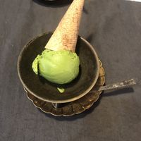 Matcha ice cream at Onwa in Nara