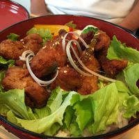Karaage bowl at Onwa in Nara