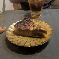 Banana chocolate tart at Onwa in Nara