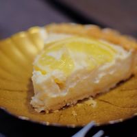 Lemon tart at Onwa in Nara