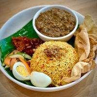 Nasi Briyani Basmati + Egg at Dessert Library in Johor Bahru