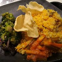 Dum briyani set at AMK Hub - Vegetarian Stall in Northeast Singapore